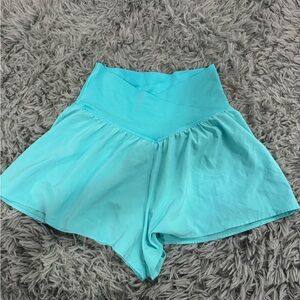 Blue Offline Aerie Crossover Shorts